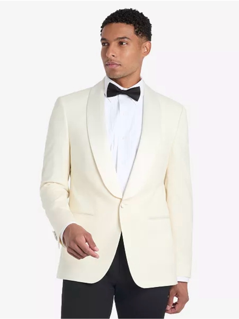 Tommy Hilfiger Men's White Evening Jacket